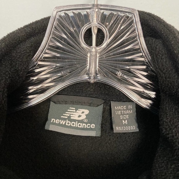 𝅺new Balance Women's Full Zip Fleece Jacket Quilted Yoke Rose Gold Logo Size M - Picture 8 of 12